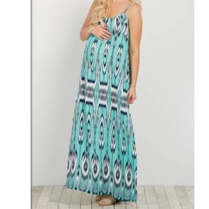 Pink blush maternity dress